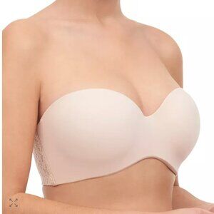 Chantelle Norah‎ Strapless Bra, in Rose, 34DDD